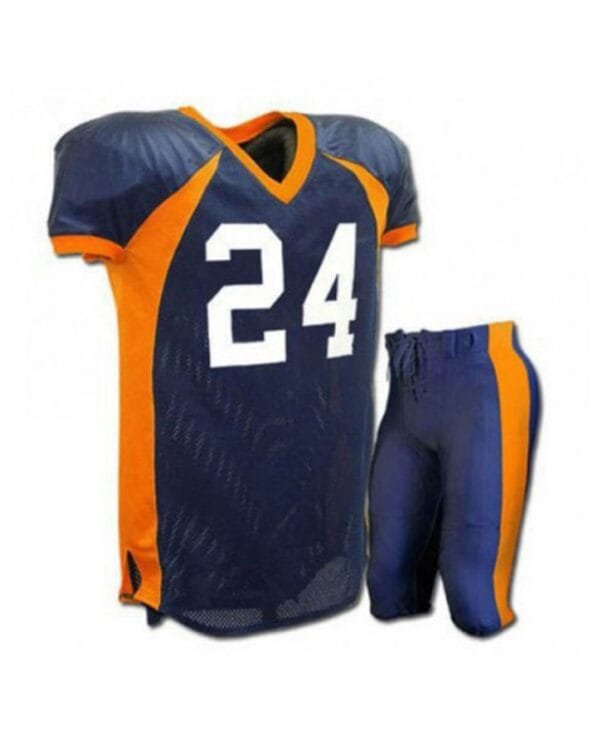 Custom American football uniform sample